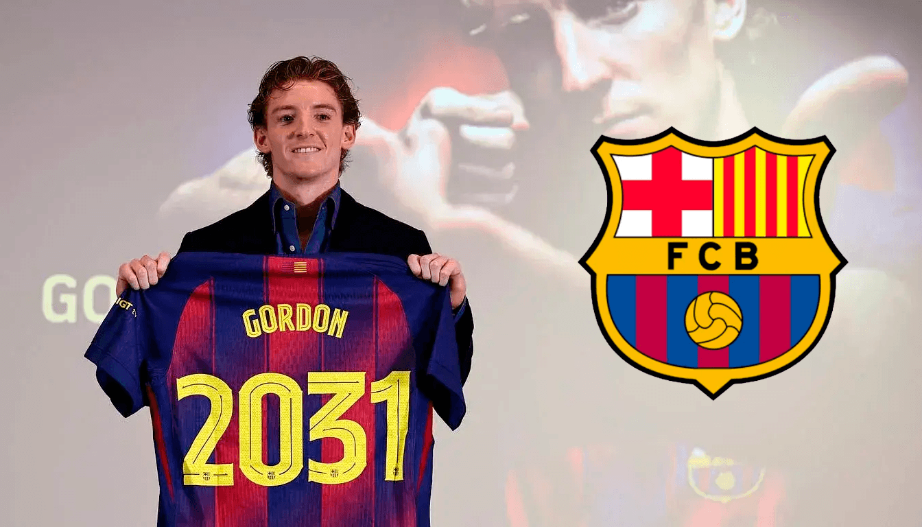 Gordon signs for Barcelona